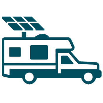 RV with solar panel