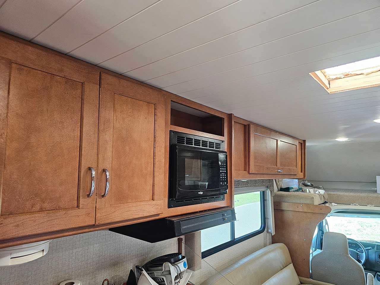 rv cabinet installation