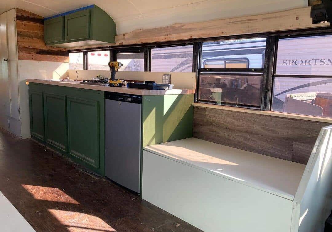 Kitchen Counter of RV